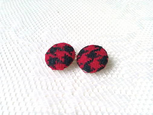 Winter pepito earrings (red/black) — foto 3