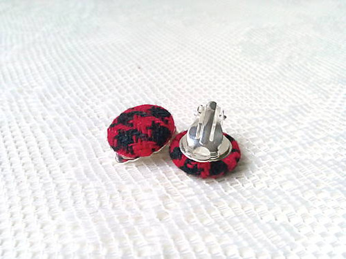 Winter pepito earrings (red/black) — foto 4