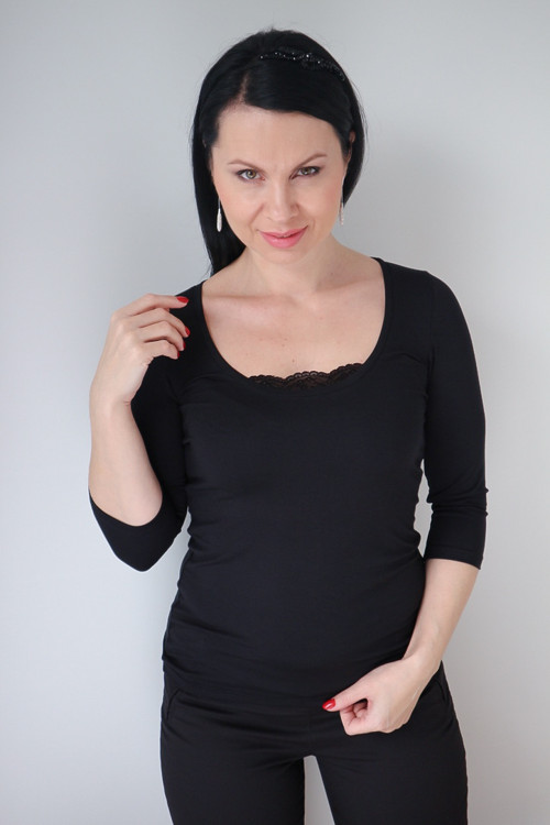 Dámské tričko černé — foto 5