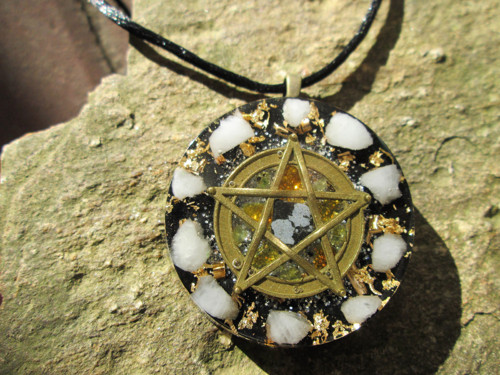 Orgonit ,, Magické síly " obsidián, olivín, jantar — foto 3