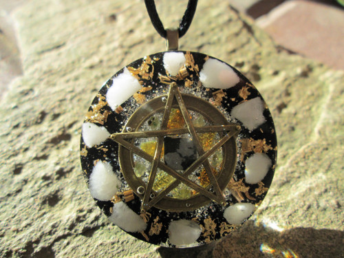 Orgonit ,, Magické síly " obsidián, olivín, jantar — foto 6