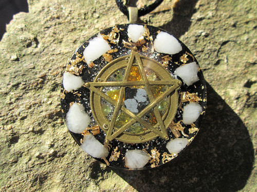 Orgonit ,, Magické síly " obsidián, olivín, jantar — foto 2