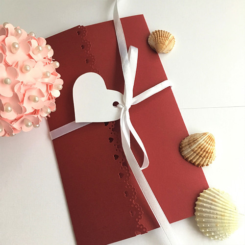 Svatební oznámení Hearts — foto 4