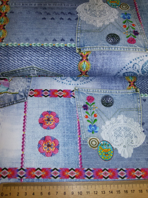 Denim patchwork — foto 2