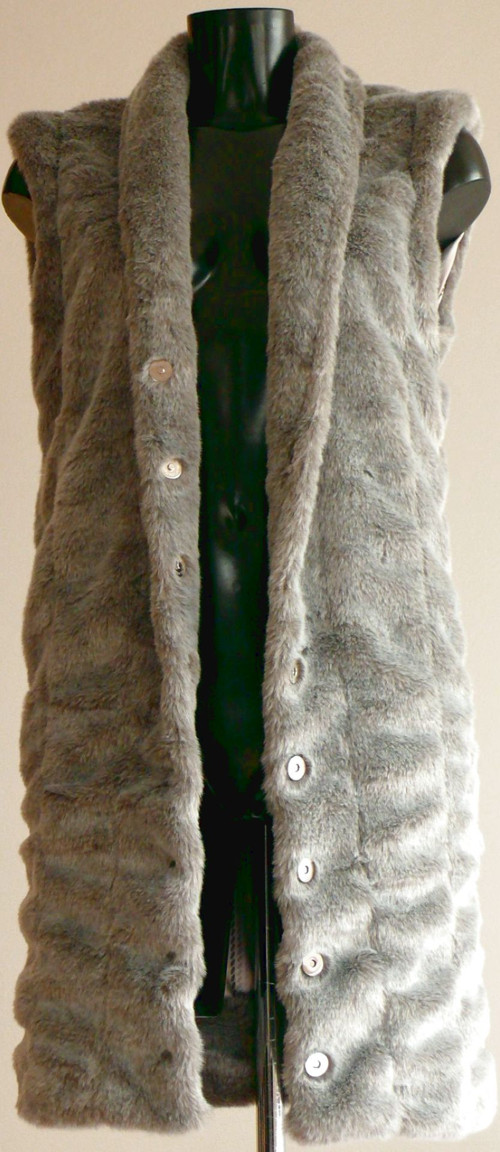 VestLongGrey/FakeFur — foto 2