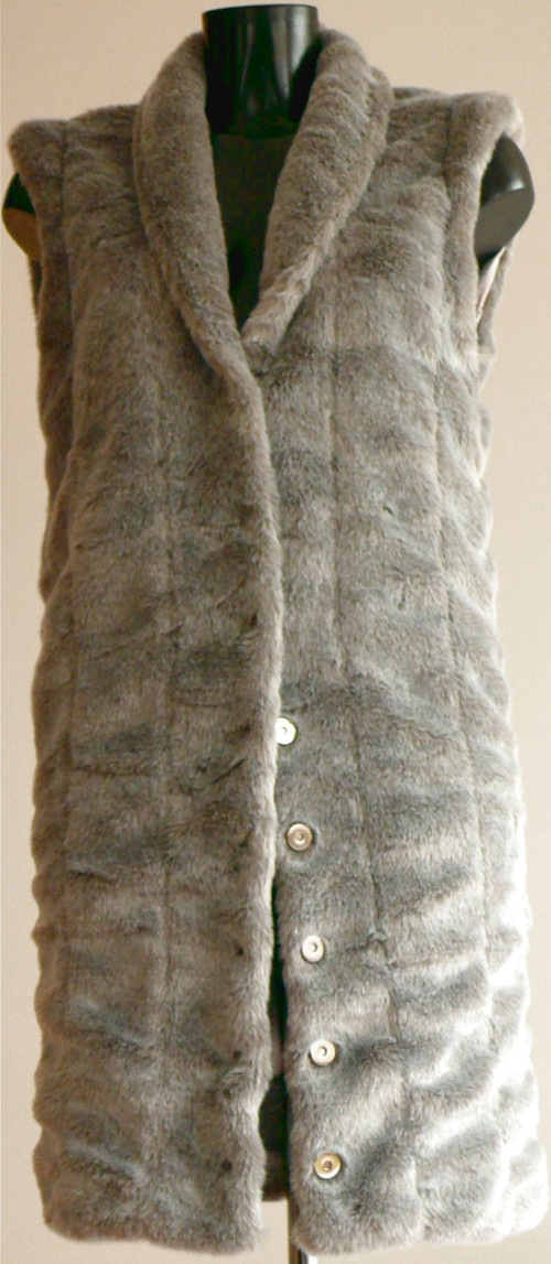 VestLongGrey/FakeFur — foto 3