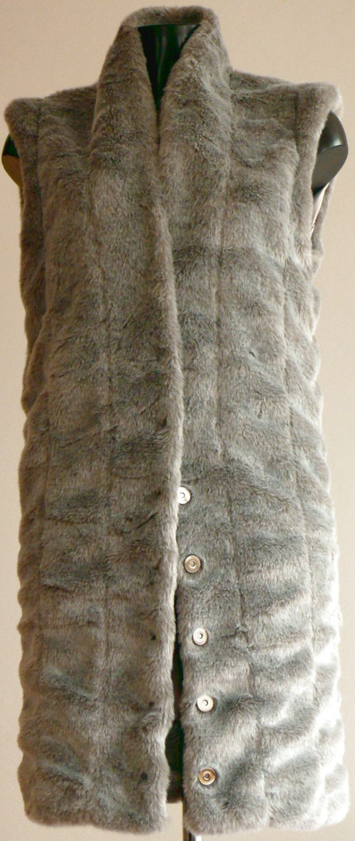 VestLongGrey/FakeFur — foto 4