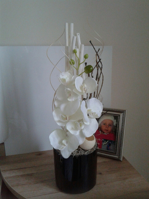 Moderní aranžmá s orchidejí — foto 5