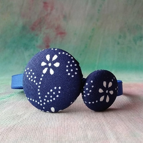 Náramek Modrý s kytičkami — foto 3