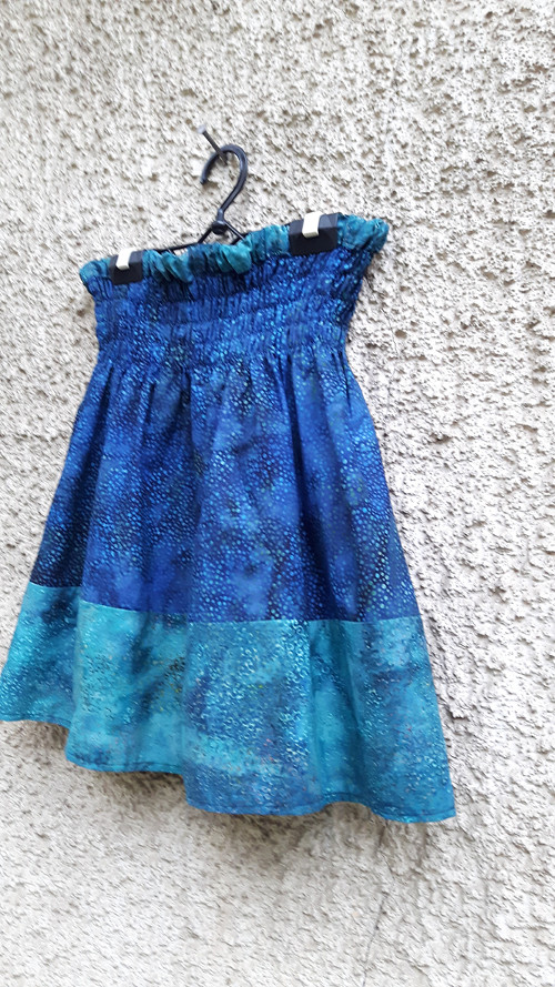 Sukně Tmavě modrý puntík — foto 4
