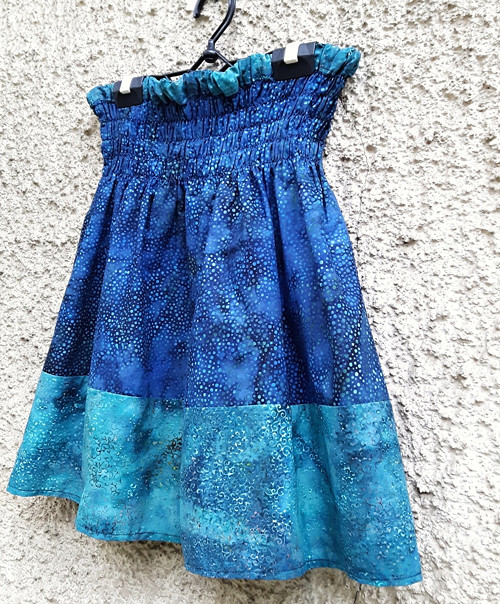 Sukně Tmavě modrý puntík — foto 5