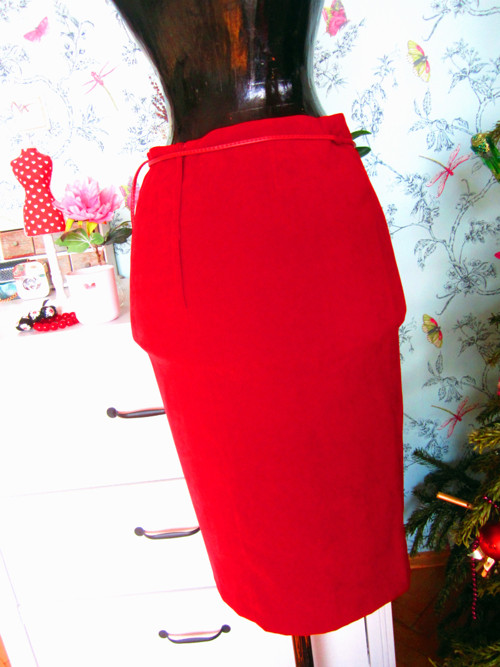 Sukně pencil red — foto 4