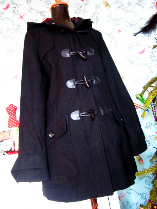Kabát black klasika&pecičky — foto 3