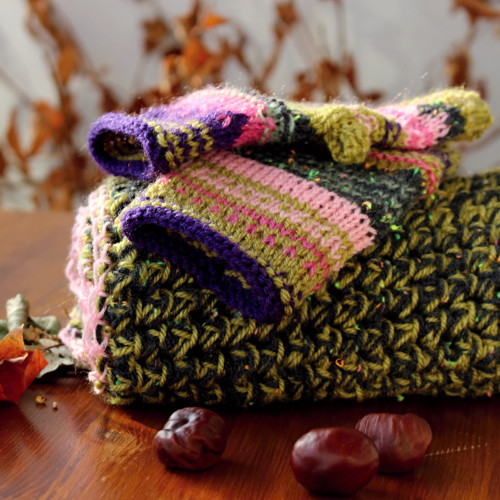 Set nákrčník + rukavičky "Green Peace" — foto 6