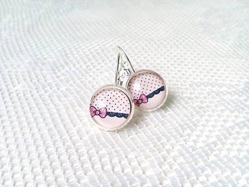 Cute earrings (silver) — foto 2