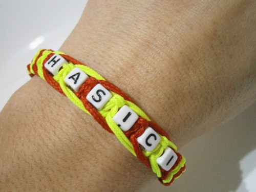 "Hasiči" - drhaný náramek (Unisex) — foto 2
