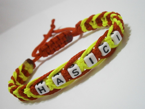 "Hasiči" - drhaný náramek (Unisex) — foto 3