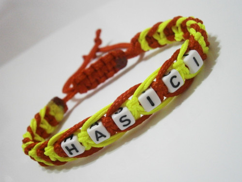 "Hasiči" - drhaný náramek (Unisex) — foto 4