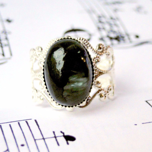 Romantic Seraphinite / Prsten se serafinitem — foto 3