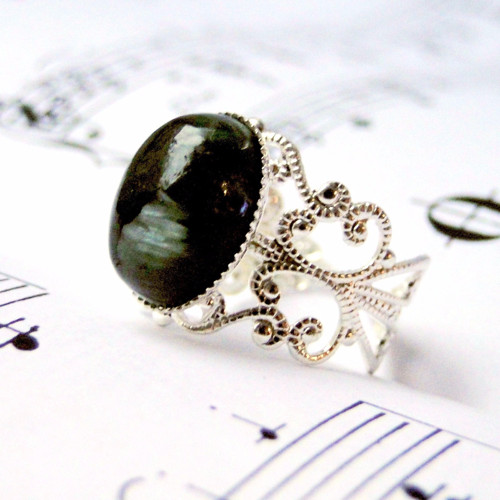 Romantic Seraphinite / Prsten se serafinitem — foto 4