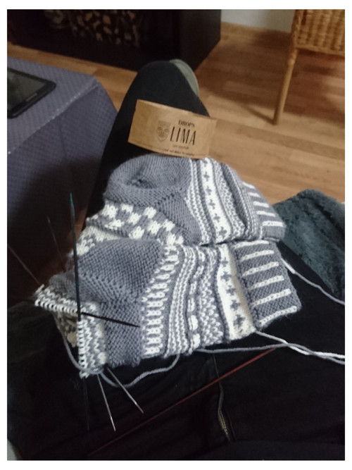 Vlněné ponožky s Fair Isle vzorem — foto 2