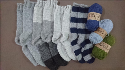 Jemné ponožky z alpaky — foto 2
