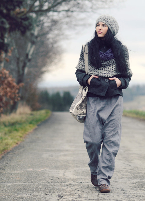 Lněné turky "Gris" — foto 6