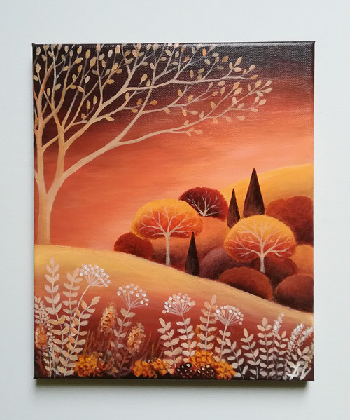 V ohnivé záři (25x30cm) — foto 2