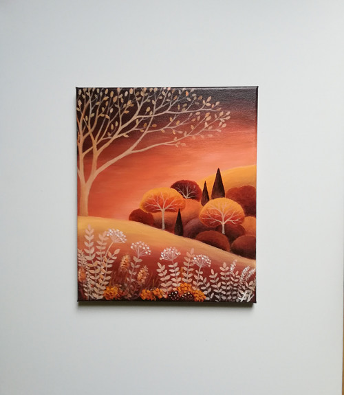 V ohnivé záři (25x30cm) — foto 3
