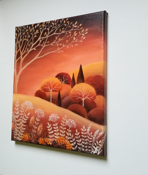 V ohnivé záři (25x30cm) — foto 5