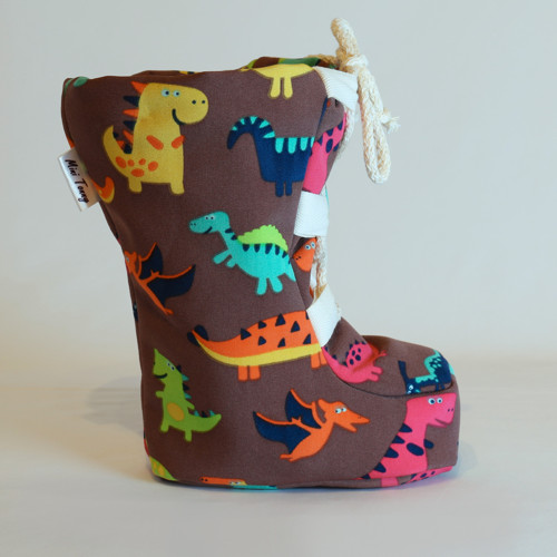 Softshellové botičky Dino hnědí — foto 2