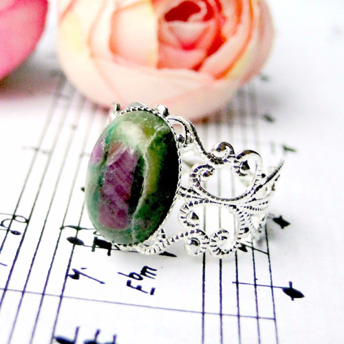 Romantic Ruby Zoisite/ Prsten s rubínem zoisitem — foto 2