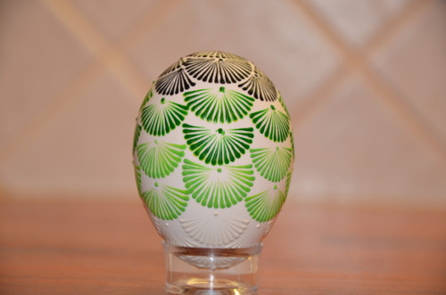 Kraslice kachní "OMBRÉ" - dozelena — foto 3