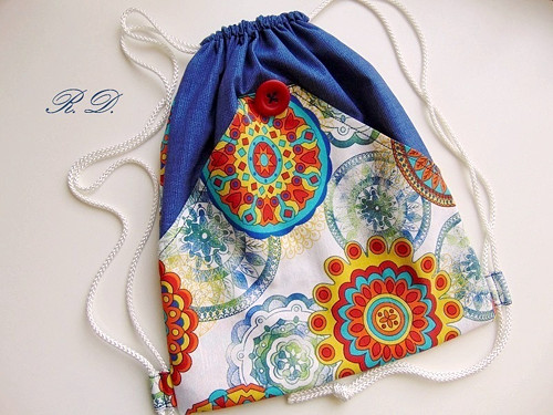 Mandaly ... stahovací vak, batoh /sleva 20%/ — foto 5