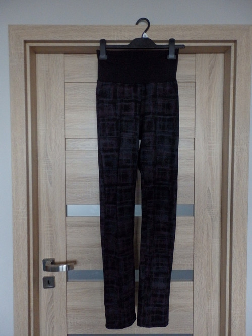 Elastické kalhoty -Káro — foto 5