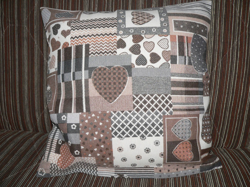 Povlak hnědý patchwork — foto 2