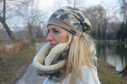 Nákrčník Army Off white — foto 4