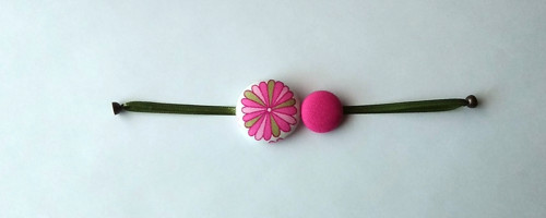 Náramek Růžová kytka — foto 5