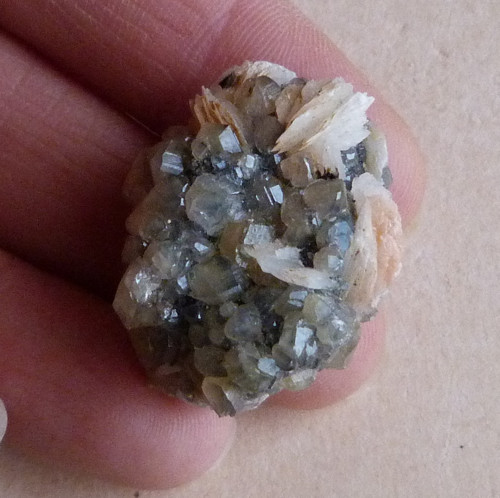 Cerusit, baryt - 3,1 cm — foto 2