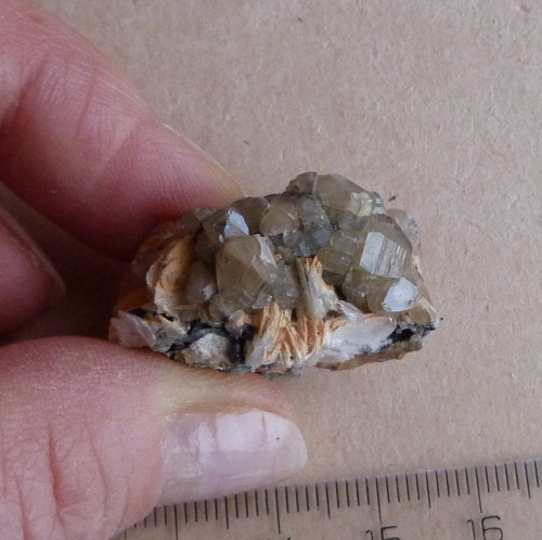 Cerusit, baryt - 3,1 cm — foto 5