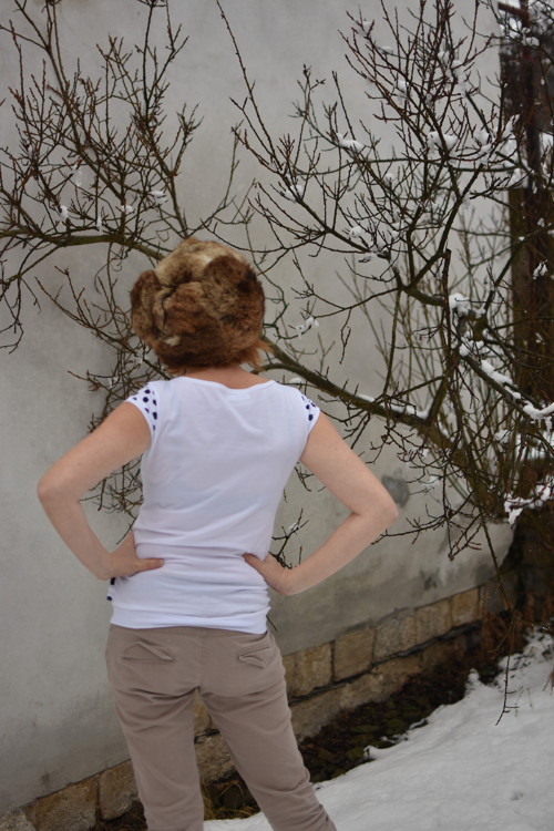 Bílé s puntíkatým kolem vel. S — foto 3