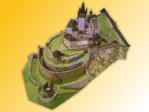 Papírový model - Trenčianský hrad — foto 4