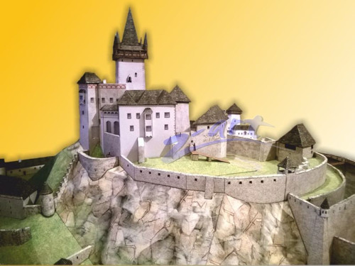 Papírový model - Trenčianský hrad — foto 5