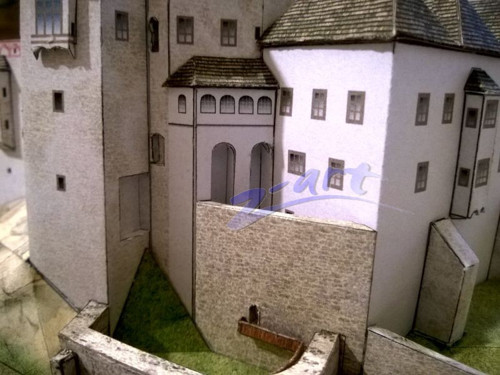 Papírový model - Trenčianský hrad — foto 6