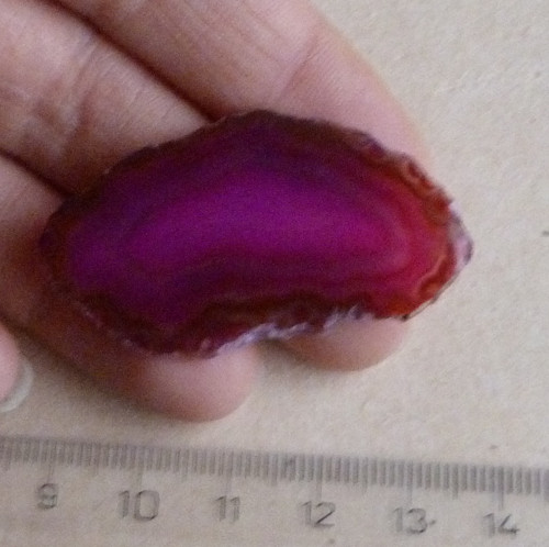 Achát plátek - 4,6 cm — foto 2