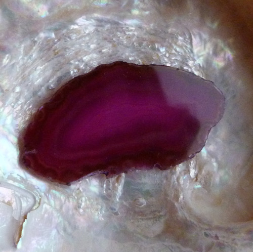 Achát plátek - 4,6 cm — foto 4