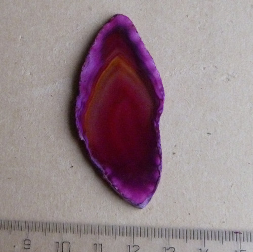 Achát plátek - 6,1 cm — foto 5
