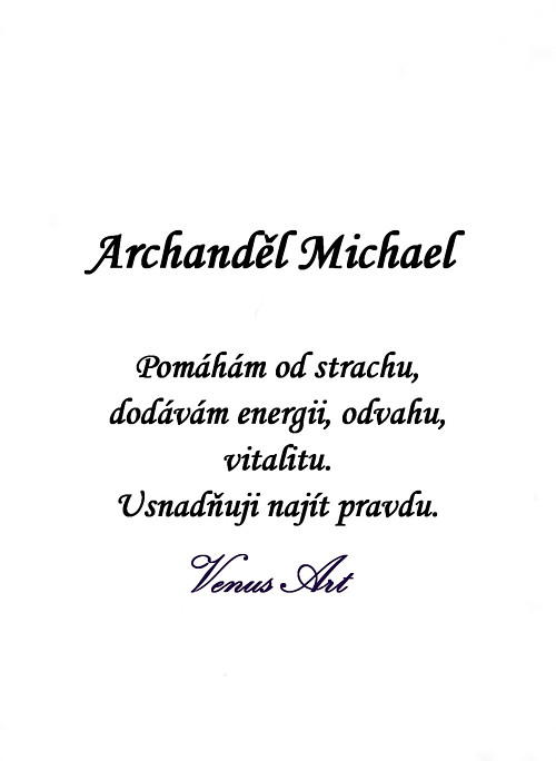 Kartička Archanděl Michael — foto 4