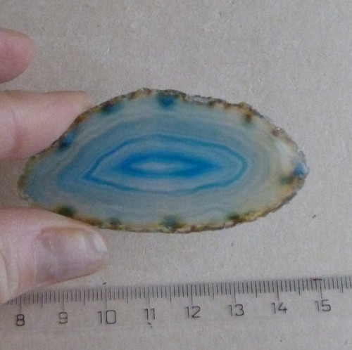 Achát plátek - 6,2 cm — foto 2