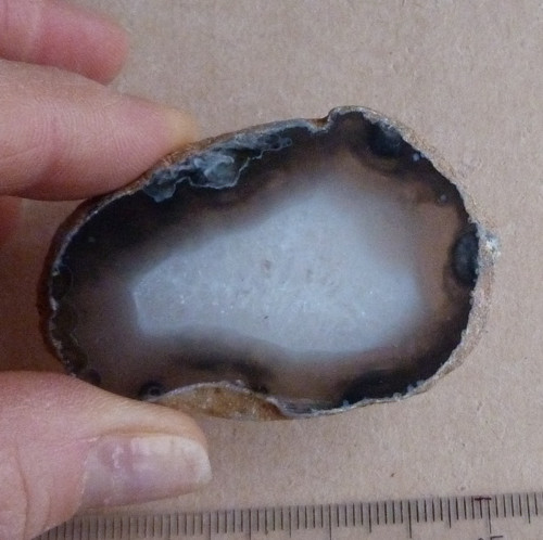 Achát plátek - 5,4 cm — foto 2